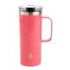 TAL Stainless Steel Mountaineer Travel Mug, Bright Pink, 20 fl oz