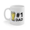 #1 Dad Beer Coffee Mug