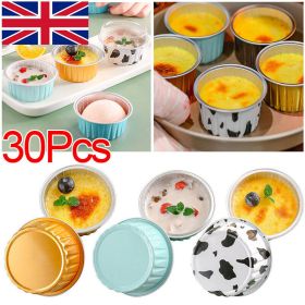 30Pcs Aluminum Foil Tin Cup Cake Cups Baking Mould Cup Muffin Cupcake Cups