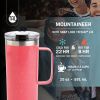 TAL Stainless Steel Mountaineer Travel Mug, Bright Pink, 20 fl oz