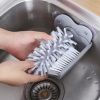 Creative Suction Cup Glass Bottle Cleaning Brush Kitchen Rotate Wash Cup Brush