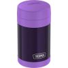 Thermos Vacuum Insulated Food Jar with Folding Spoon, Purple, 16 Ounce