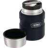 Thermos Stainless King Vacuum Insulated Stainless Food Jar with Folding Spoon, Midnight Blue, 16oz