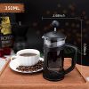 Mini French Press Coffee Maker 1 Cups, 12oz Coffee Press, Perfect for Coffee Lover Gifts Morning Coffee, Maximum Flavor Coffee Brewer with Stainless S