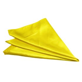 Wedding Party Banquet On-site Decoration Polyester Segment Cloth Napkin (Option: Lemon Yellow-29cmx29cm)