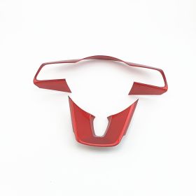 Bright Frame K3 Steering Wheel Interior Design Stickers (Option: 3to6to9 Points Noble Red)