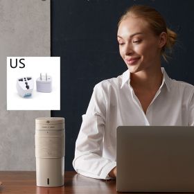 Portable Electric Water Cup With Automatic Heating (Option: Offwhite-US)