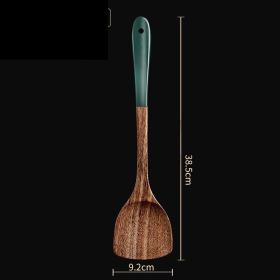 Non-stick Pan High Temperature Resistance Household Wood Spatula (Option: Spatula-Door Frame)