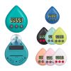 LED Counter Display Alarm Clock Manual Electronic Countdown Sports Sucker Digital Timer Kitchen Cooking Shower Study Stopwatch