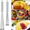 1pc Stainless Steel Egg Whisk Manual Whisk Whisk Set Kitchen Whisk For Cooking; Mixing; Beating; Stirring