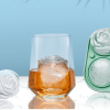 Ice Cube Tray;  2.5inch Ice Cube Molds;  2 Cavity Silicone Rose & 2 Diamond Ice Ball Maker