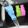 1pc Bathroom Sink Nozzle Faucet Extender Rubber Elastic Water Tap Extension Kitchen Faucet Accessories For Children Kid Hand Washing