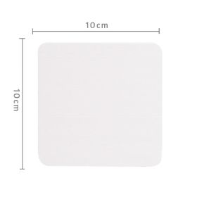 Diatomite Coaster Cup Bathroom Soap Box Hydrophilic Pad (Option: White 10x10cm)