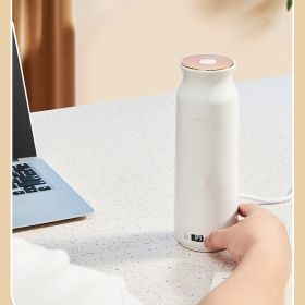 Portable Electric Water Cup For Household Vehicles (Option: White-Triangle)