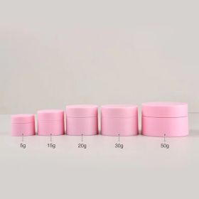 Powder Bottle Cream Ointment Plastic Separately Packed Case (Option: Pink-50g)